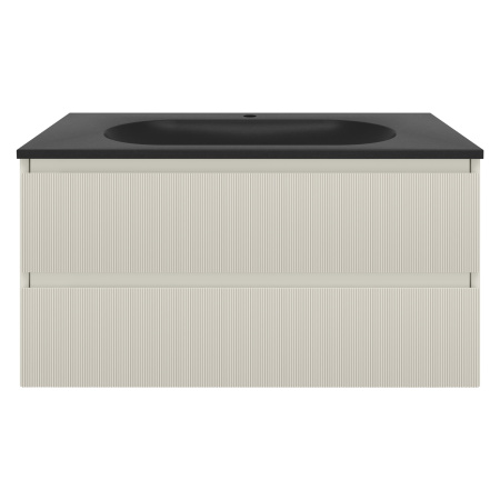 Тумба под раковину Vincea Welle 100 VMC-2WL100MBG M.Beige Soft-touch фото