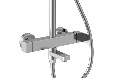 Душевая система Kaiser Cube 01582 хром фото