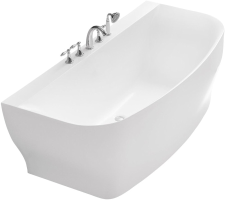 Акриловая ванна BelBagno BB74-1650-W0 165х78 без перелива фото