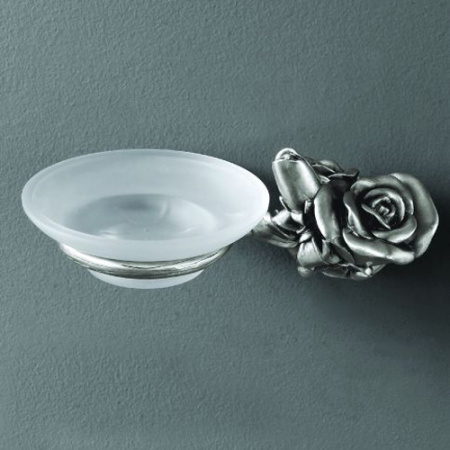 Мыльница настенная Art&Max Rose AM-B-0915-T серебро фото