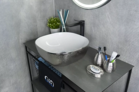 Накладная раковина GID Luxe Line D1301H021 42,5х42,5 фото