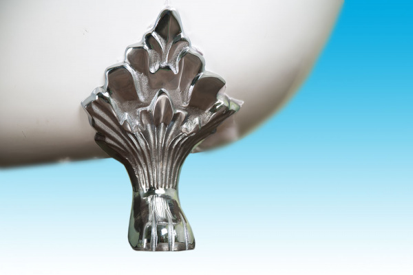 Чугунная ванна Elegansa Taiss chrome 180х80 на ножках фото