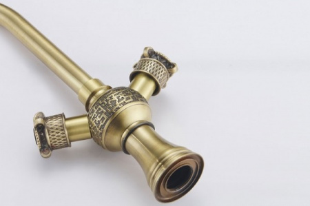 Смеситель для кухни Zorg Antic A 2004K-BR фото