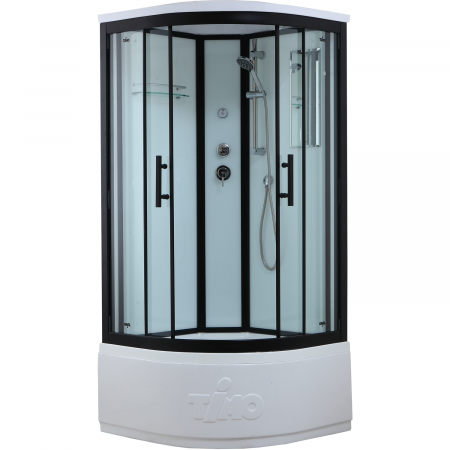 Душевая кабина Timo Standart T-6600 Black 100х100 фото