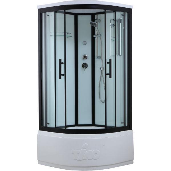 Душевая кабина Timo Standart T-6600 Black 100х100 фото